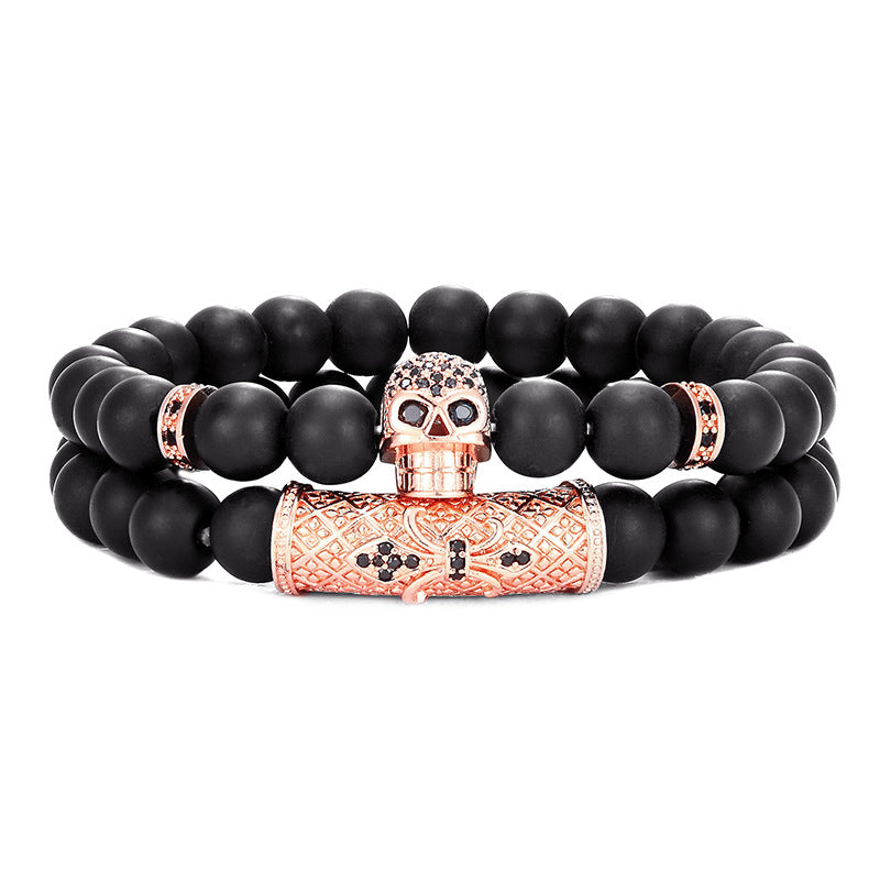 Classic Black Beads 2pc/Set LMH Beauty