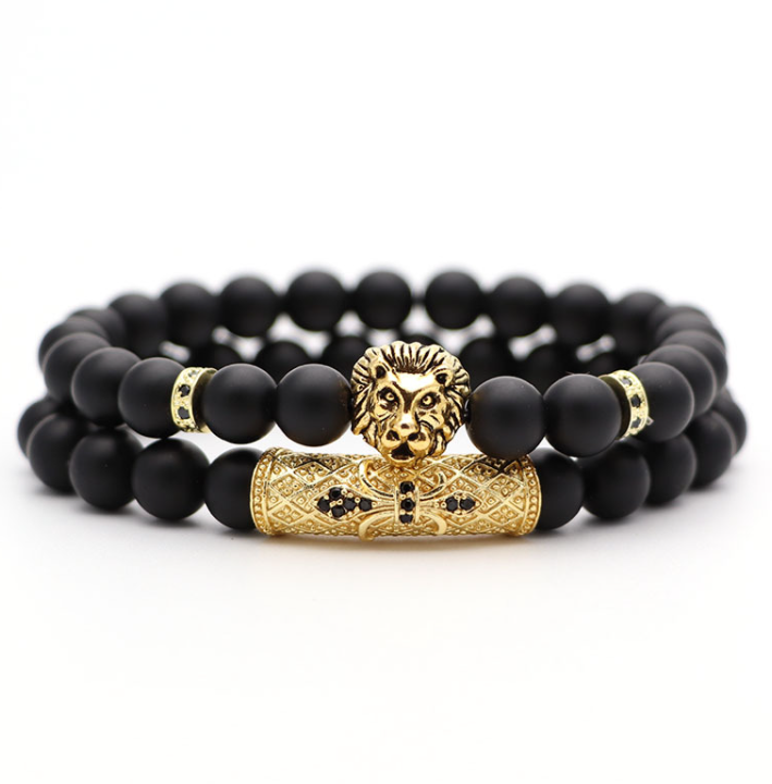 Classic Black Beads 2pc/Set LMH Beauty