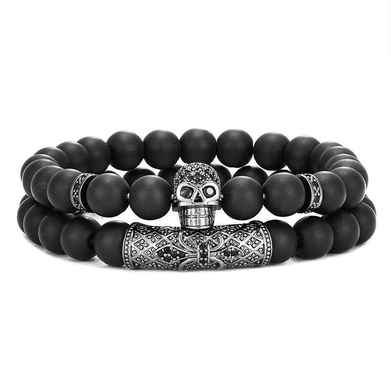 Classic Black Beads 2pc/Set LMH Beauty