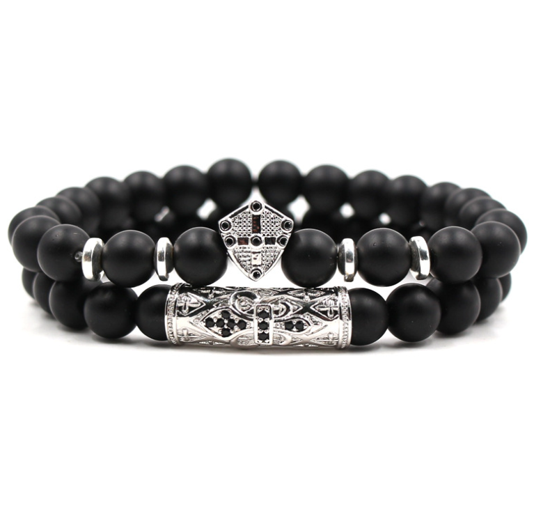 Classic Black Beads 2pc/Set LMH Beauty