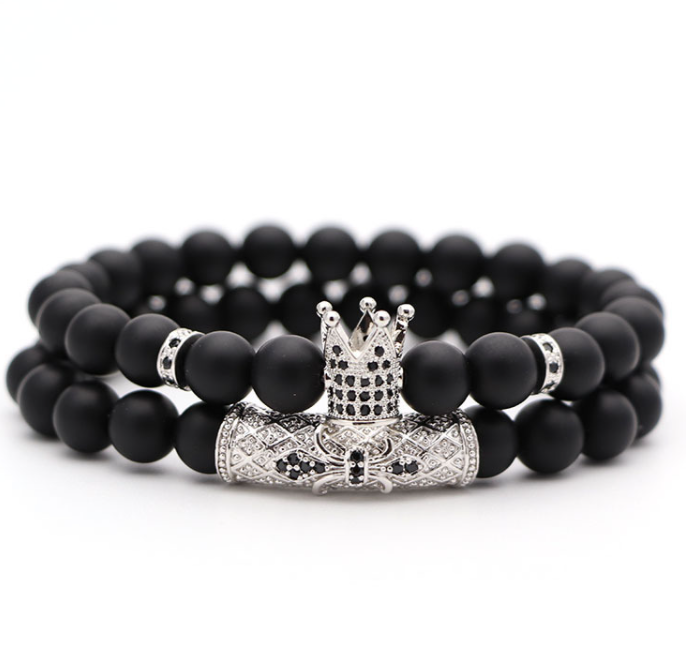 Classic Black Beads 2pc/Set LMH Beauty