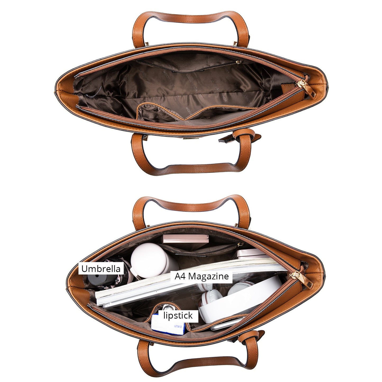 Women 3 piece Leather Handbag Set LMH Beauty