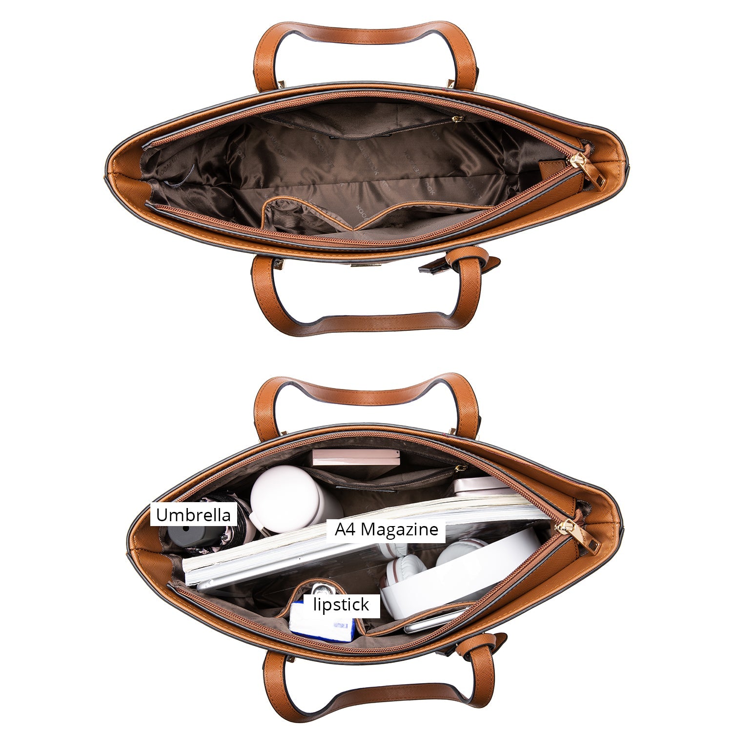 Women 3 piece Leather Handbag Set LMH Beauty