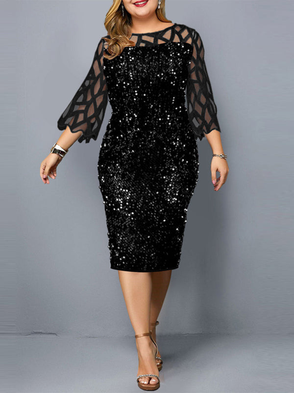 Women's Sequin Design Dress