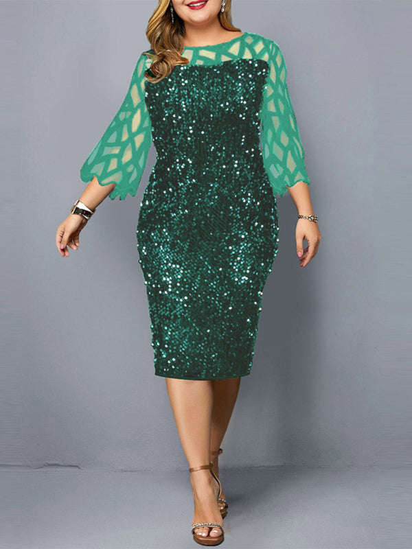 Women's Sequin Design Dress