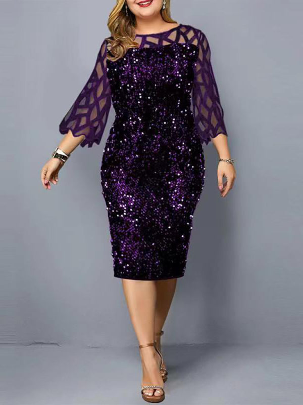 Women's Sequin Design Dress