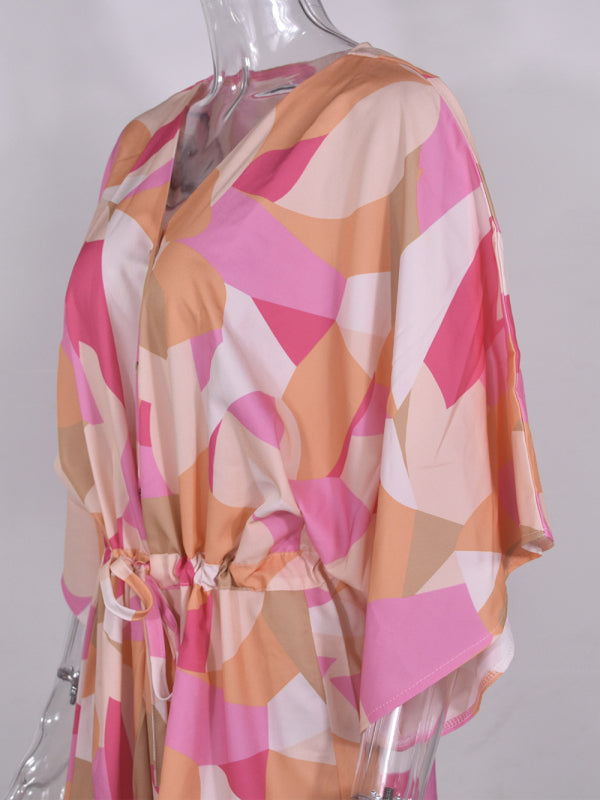 Women's Woven Flower Casual Dress