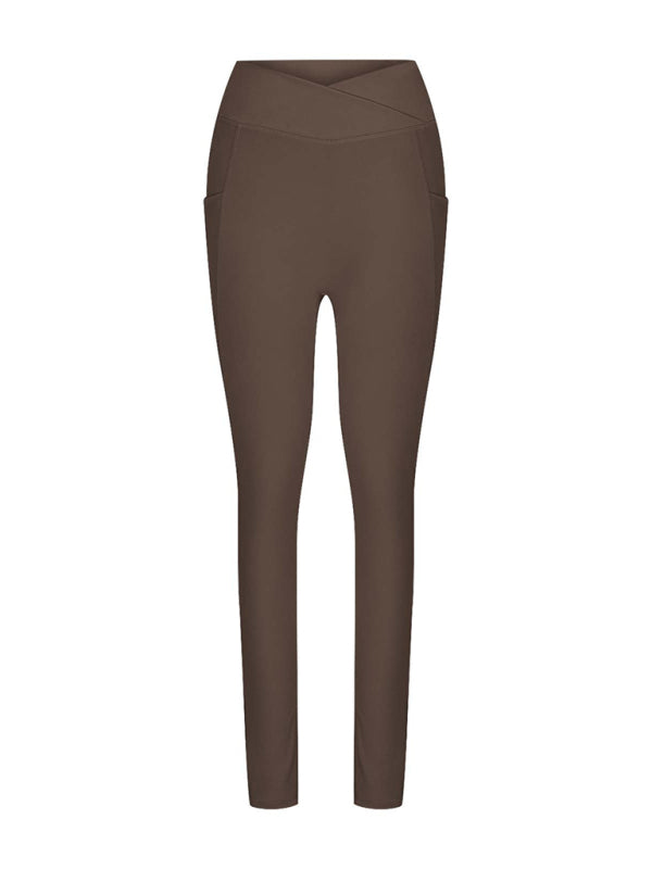 Women's High Waist Hip Pocket Yoga Pants