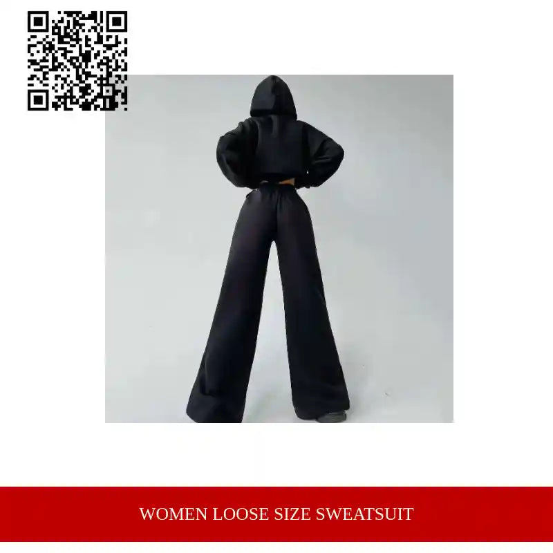 Women Loose Size Sweatsuit by@Outfy