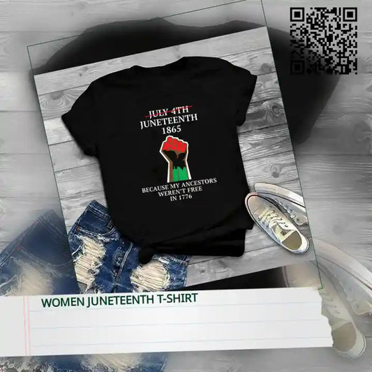 Women Juneteenth T-Shirt by@Outfy