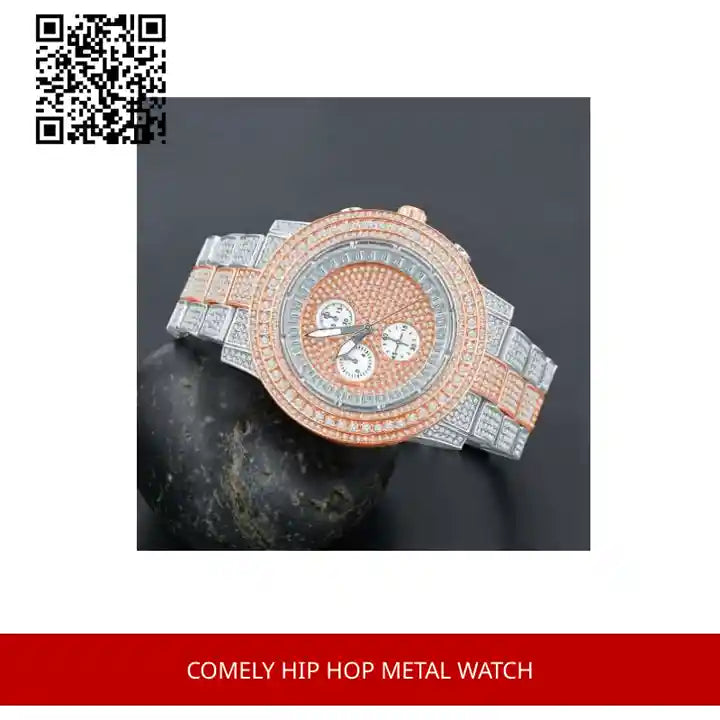 COMELY HIP HOP METAL WATCH by@Outfy