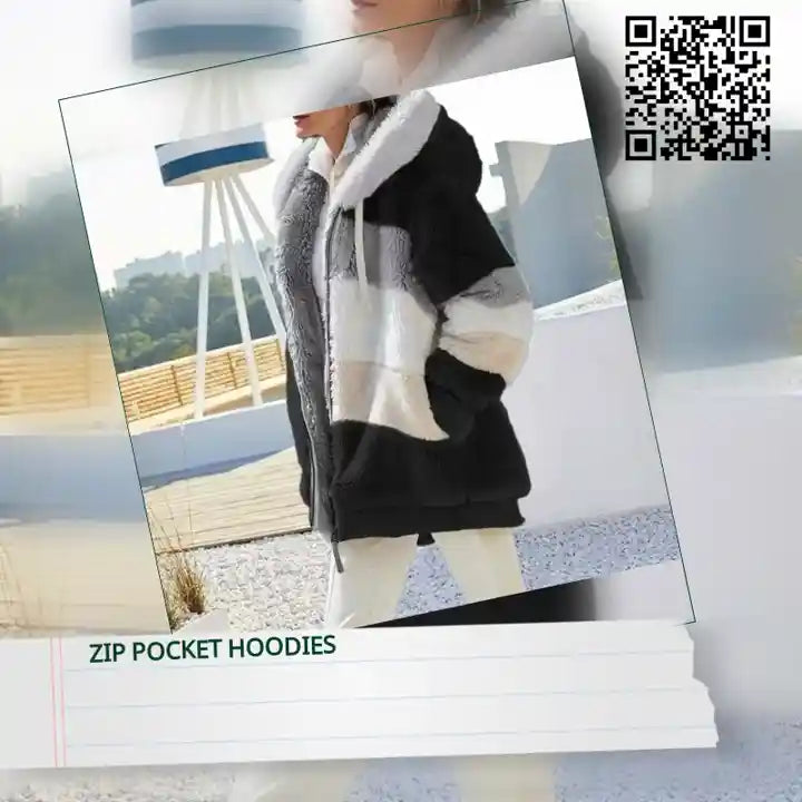 Zip Pocket Hoodies by@Outfy