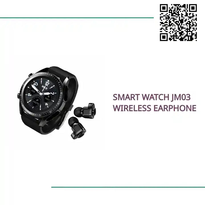 Smart Watch JM03 Wireless Earphone by@Outfy