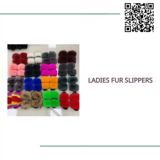 Ladies Fur Slippers by@Outfy