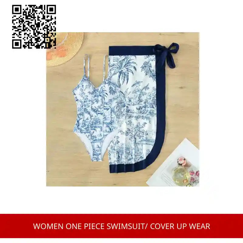 Women One Piece Swimsuit/ Cover Up Wear by@Outfy