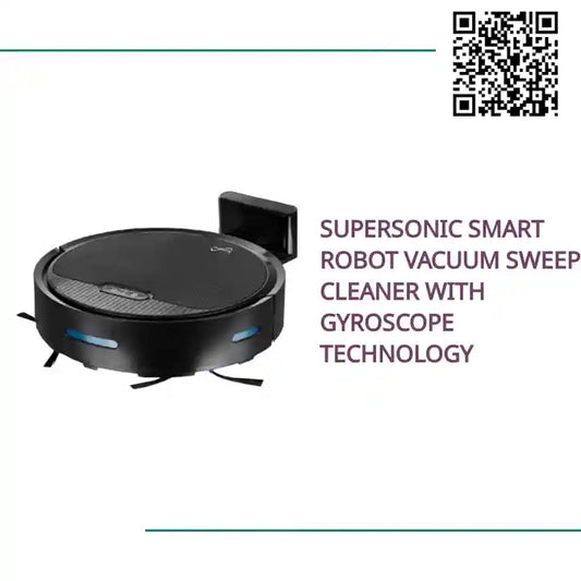 Supersonic Smart Robot Vacuum Sweep Cleaner with Gyroscope Technology by@Outfy