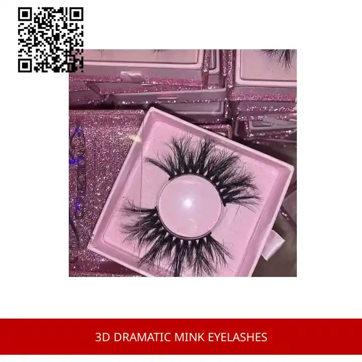 3D Dramatic Mink Eyelashes by@Outfy