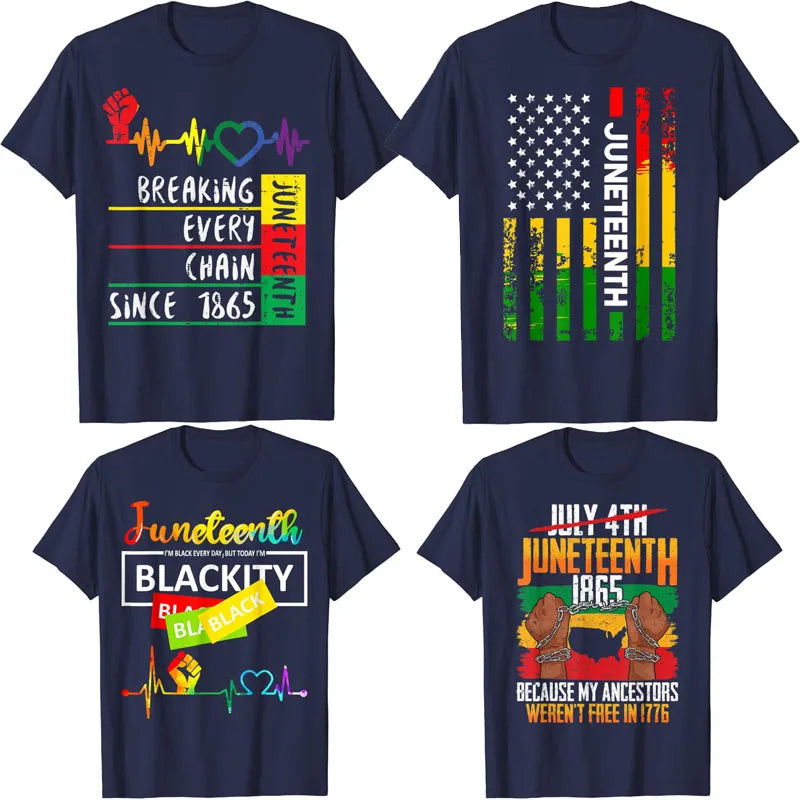 Juneteenth Heartbeat  Of Black History  T-Shirts