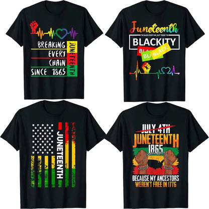 Juneteenth Heartbeat  Of Black History  T-Shirts