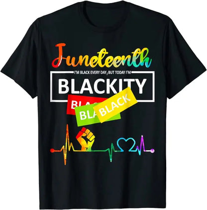 Juneteenth Heartbeat  Of Black History  T-Shirts