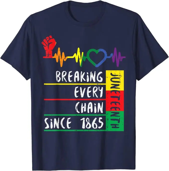 Juneteenth Heartbeat  Of Black History  T-Shirts