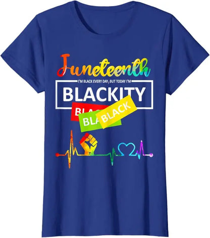 Juneteenth Heartbeat  Of Black History  T-Shirts