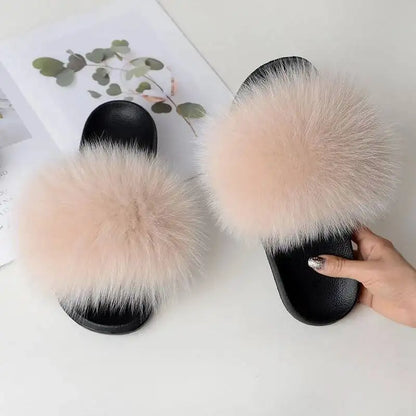 Women Faux Fur Slippers