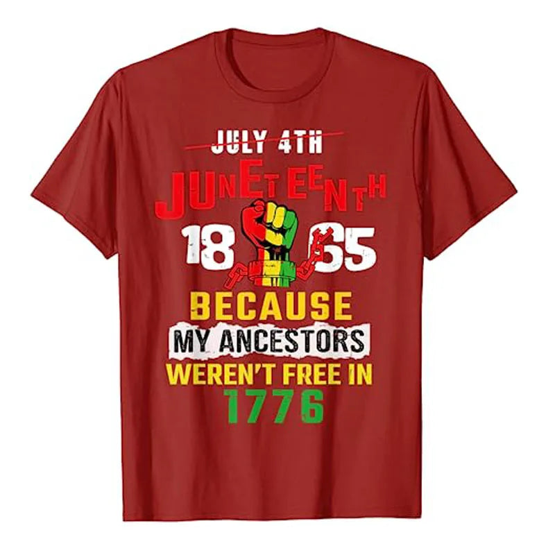 Juneteenth T-Shirt,  Black Freedom Day