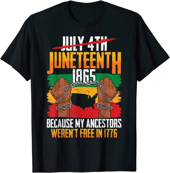 Juneteenth Heartbeat  Of Black History  T-Shirts