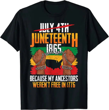 Juneteenth Heartbeat  Of Black History  T-Shirts
