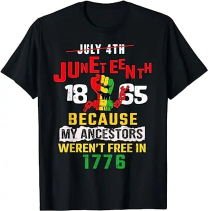 Juneteenth T-Shirt,  Black Freedom Day