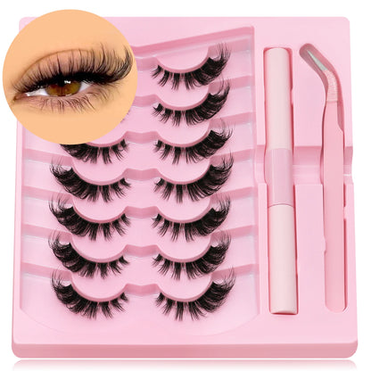 Cat Eye, Mink Lash Extension Kit with Bond, Seal, and Lash Applicator
