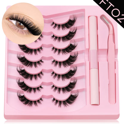 Cat Eye, Mink Lash Extension Kit with Bond, Seal, and Lash Applicator