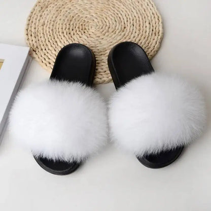 Women Faux Fur Slippers