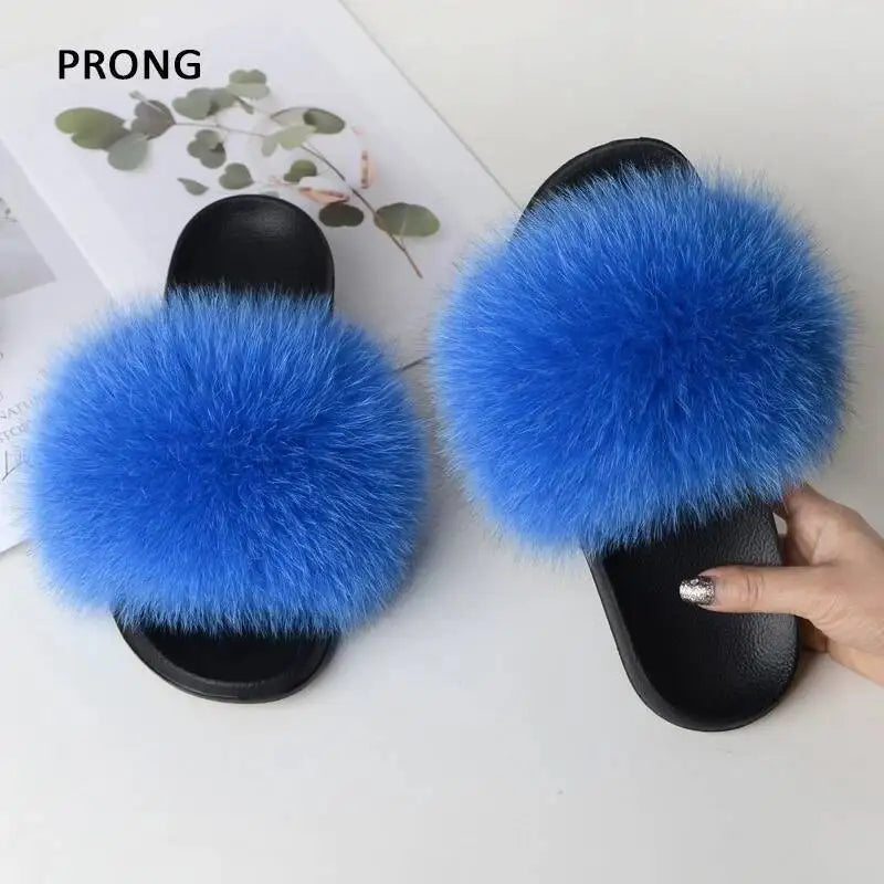 Women Faux Fur Slippers