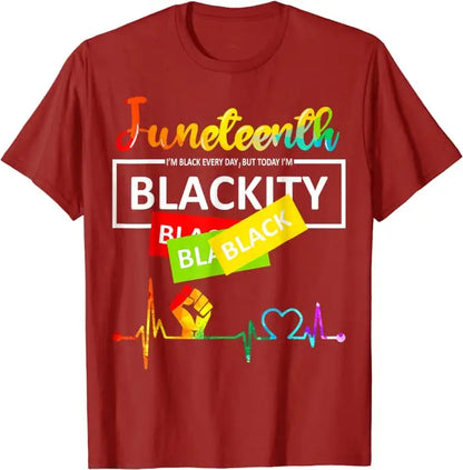Juneteenth Heartbeat  Of Black History  T-Shirts