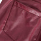 Women's Fashion Pu Leather Feet Trousers