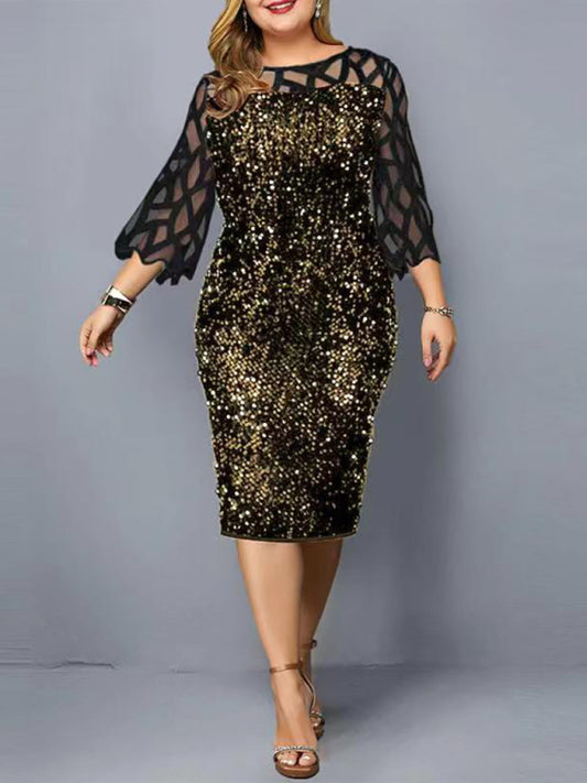 Women's Sequin Design Dress