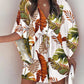 Women's Woven Flower Casual Dress