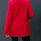 Women's fashion autumn and winter long-sleeved double-breasted suit collar jacket