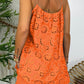 Women's Camisole Embroidered Shorts Set