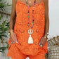 Women's Camisole Embroidered Shorts Set