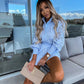 New women's clothing solid color single breasted stand collar lace shorts suit
