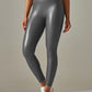 New plus size women's leggings high waist tight sexy PU leather pants colorful yoga pants