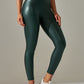 New plus size women's leggings high waist tight sexy PU leather pants colorful yoga pants