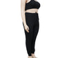 Women's Fashion Hollow Top Ribbed Three-piece Suit