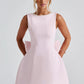 Women's Pearl Bow Fashion Short Dress