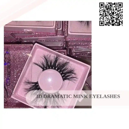 3D Dramatic Mink Eyelashes by@Outfy