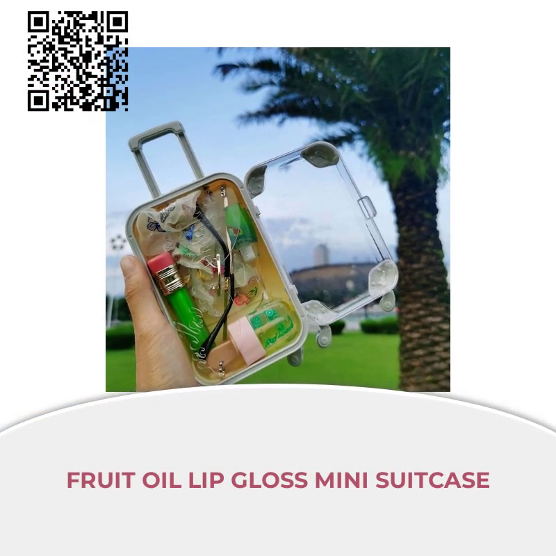 Fruit Oil Lip Gloss Mini Suitcase by@Outfy