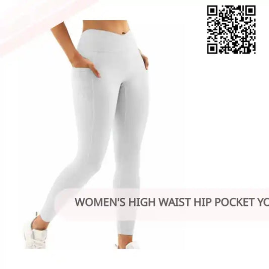 Women&#039;s High Waist Hip Pocket Yoga Pants by@Outfy